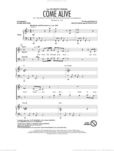 Come Alive (from The Greatest Showman) (arr. Mark Brymer)