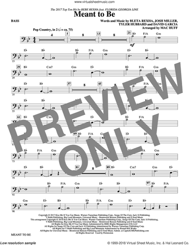 Meant to Be (Feat. Florida Georgia Line) (arr. Mac Huff)