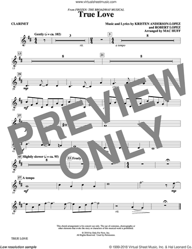 True Love (from Frozen: the Broadway Musical) (Arr. Mac Huff)
