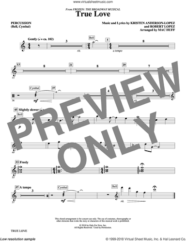 True Love (from Frozen: the Broadway Musical) (Arr. Mac Huff)