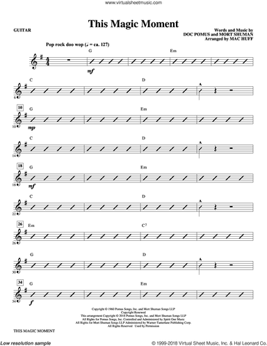 This Magic Moment (Arr. Mac Huff)