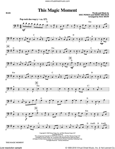 This Magic Moment (Arr. Mac Huff)