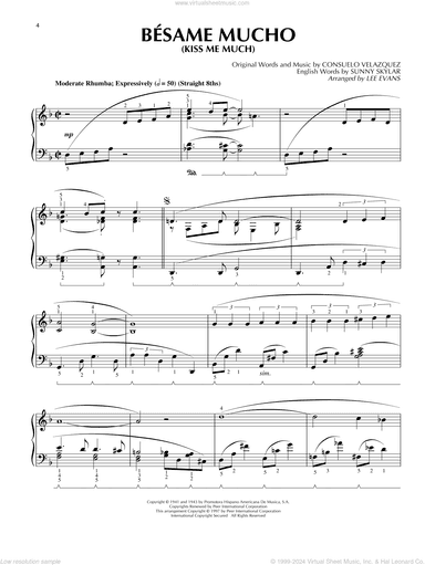 Besame Mucho (Kiss Me Much)