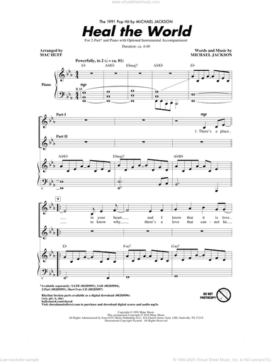 Heal The World (arr. Mac Huff)