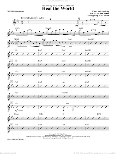 Heal the World (Arr. Mac Huff)