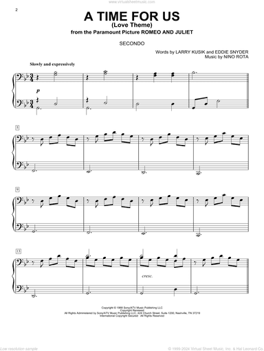 A Time For Us (Love Theme)