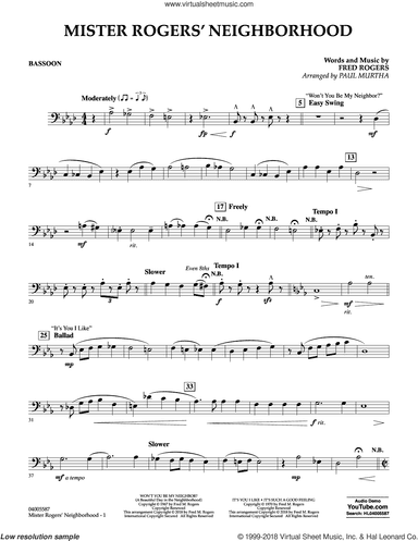 Mister Rogers' Neighborhood (Arr. Paul Murtha)