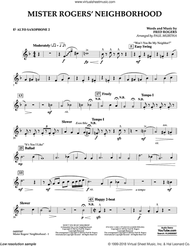 Mister Rogers' Neighborhood (Arr. Paul Murtha)