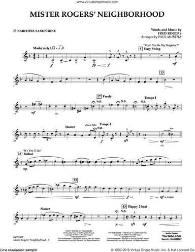 Mister Rogers' Neighborhood (Arr. Paul Murtha)