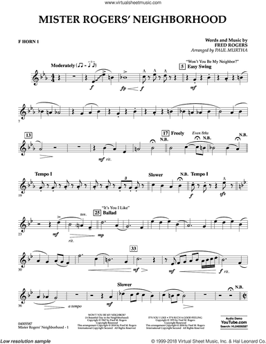 Mister Rogers' Neighborhood (Arr. Paul Murtha)