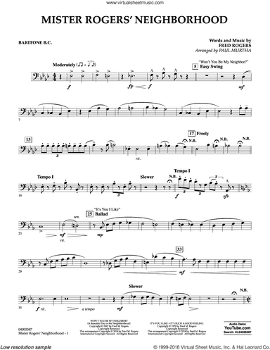 Mister Rogers' Neighborhood (Arr. Paul Murtha)