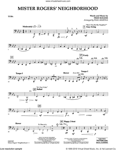 Mister Rogers' Neighborhood (Arr. Paul Murtha)