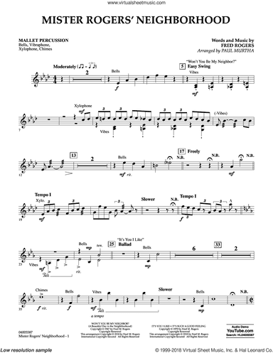Mister Rogers' Neighborhood (Arr. Paul Murtha)