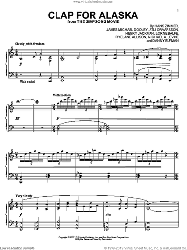 Clap For Alaska (from The Simpsons Movie)