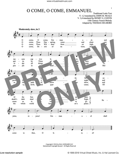 O Come, O Come, Emmanuel