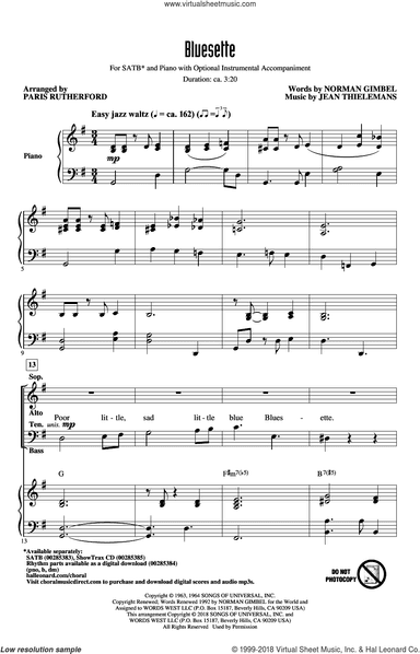 Bluesette (arr. Paris Rutherford)