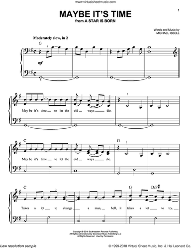 Maybe It's Time (from A Star Is Born)