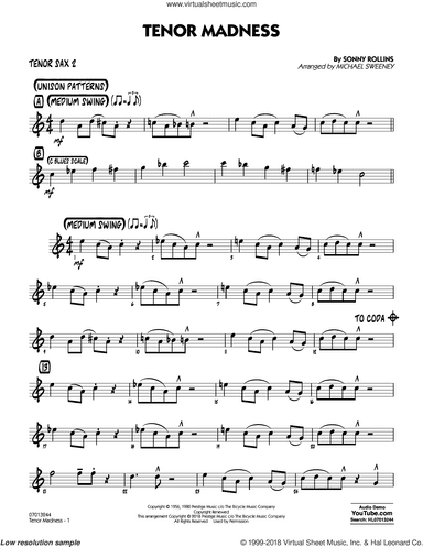 Tenor Madness  (arr. Michael Sweeney)