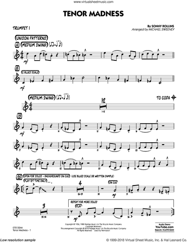 Tenor Madness  (arr. Michael Sweeney)