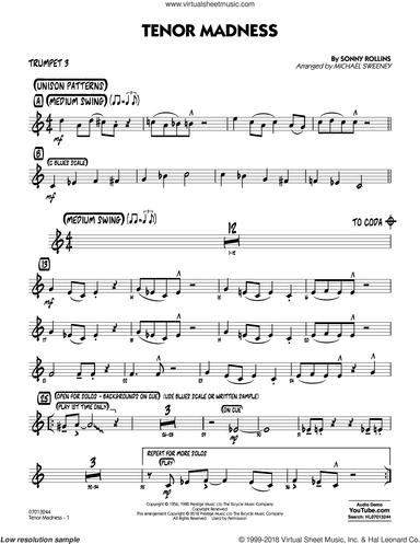 Tenor Madness  (arr. Michael Sweeney)
