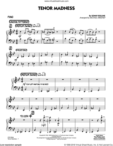 Tenor Madness  (arr. Michael Sweeney)