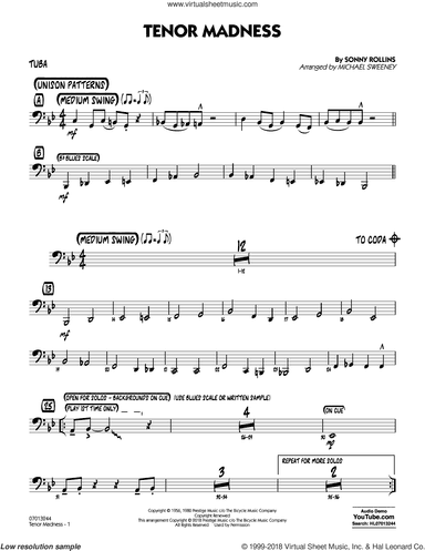 Tenor Madness  (arr. Michael Sweeney)