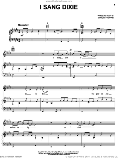 I Sang Dixie