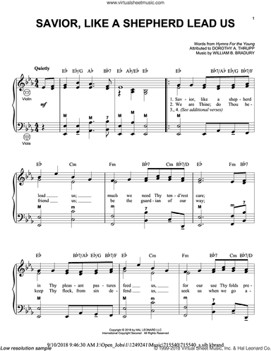 Savior, Like A Shepherd Lead Us