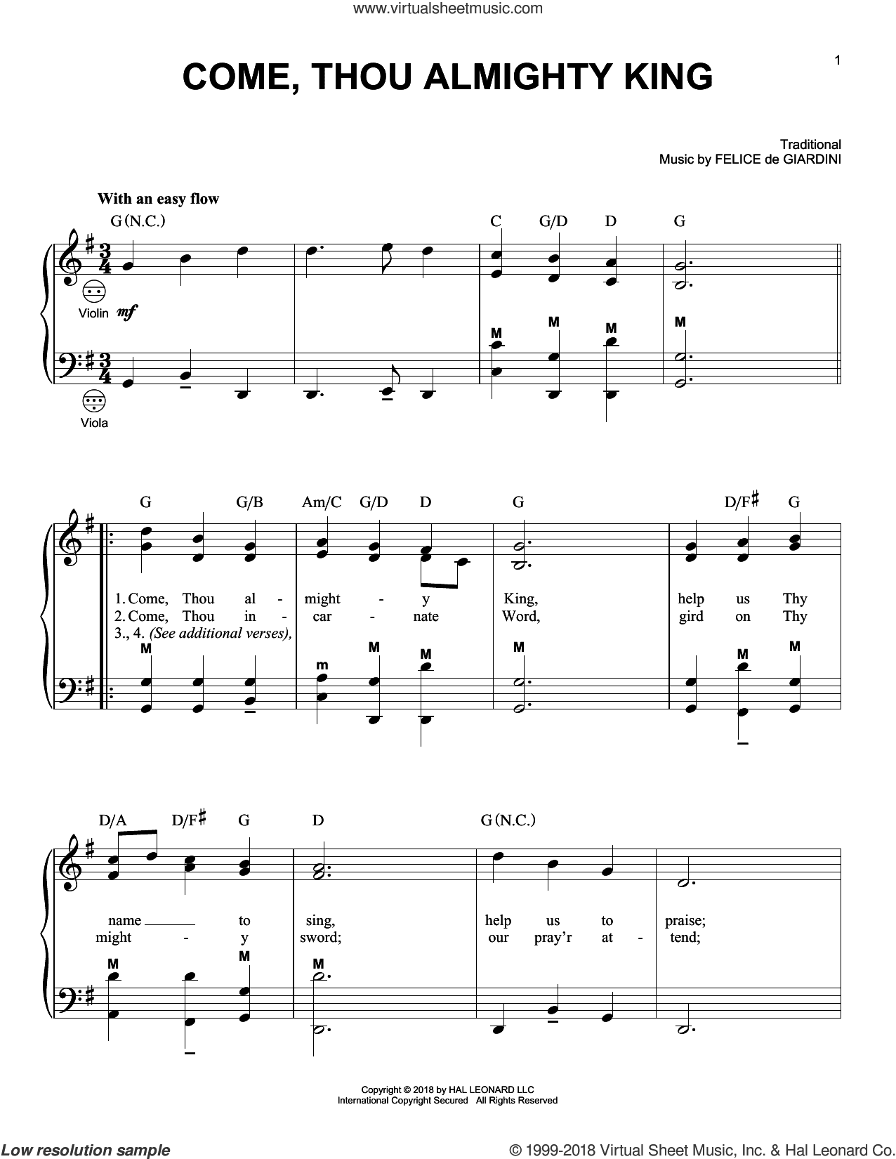 Come, Thou Almighty King