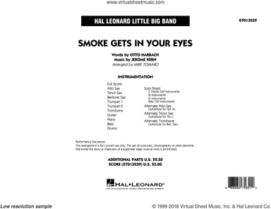 Smoke Gets In Your Eyes (arr. Mike Tomaro)