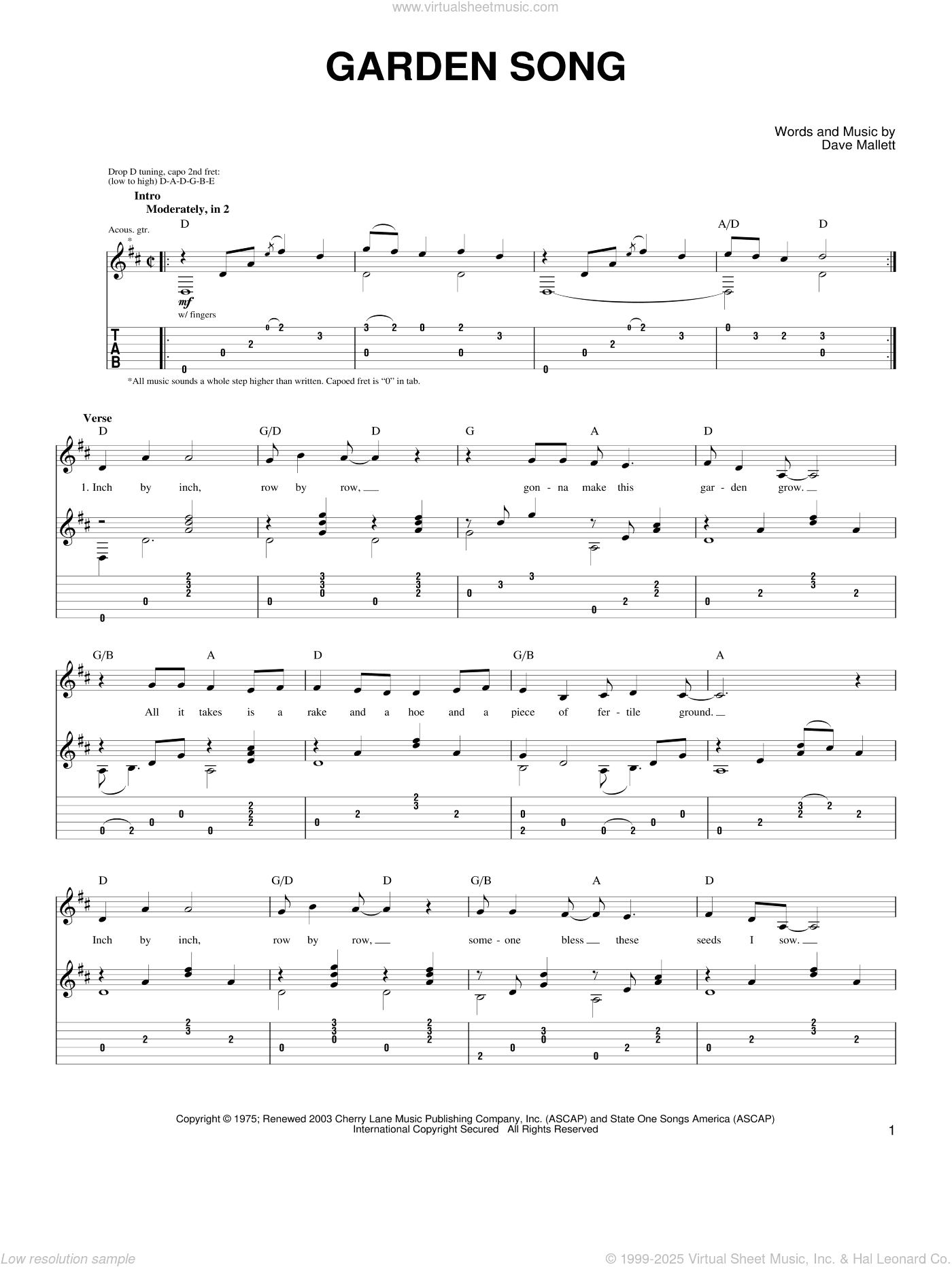 Garden Song