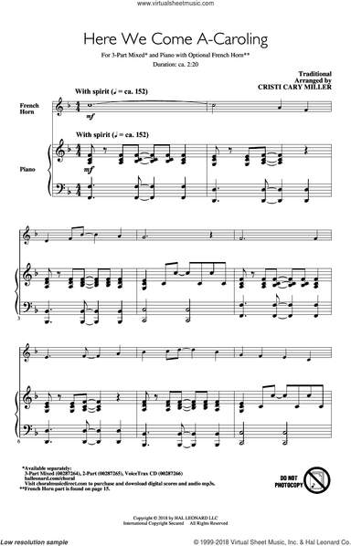 Here We Come A-Caroling