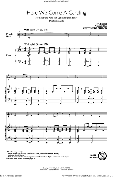 Here We Come A-Caroling