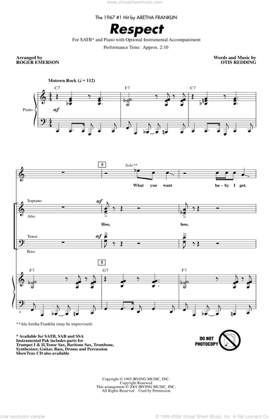 Respect (arr. Roger Emerson)
