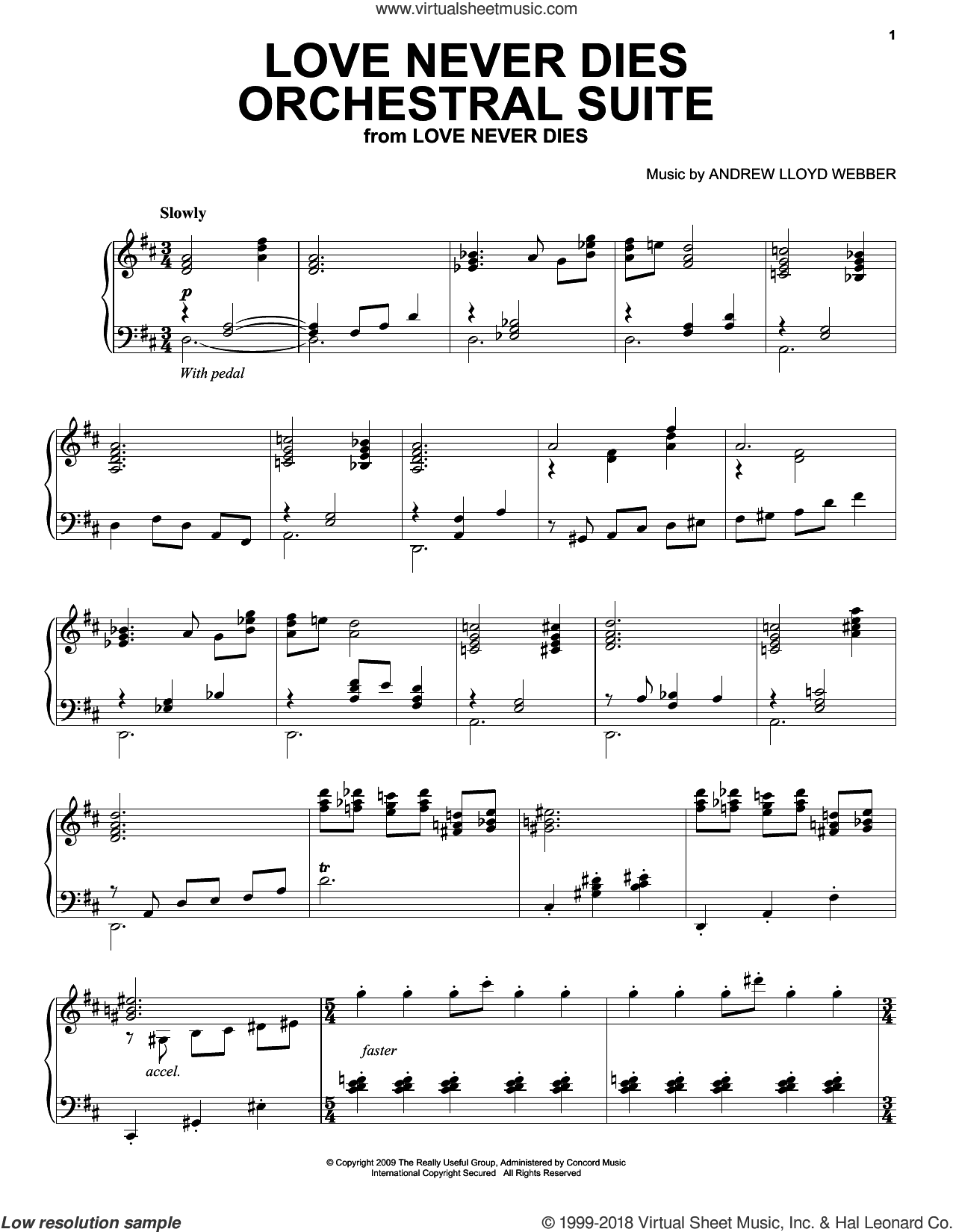 Love Never Dies Orchestral Suite