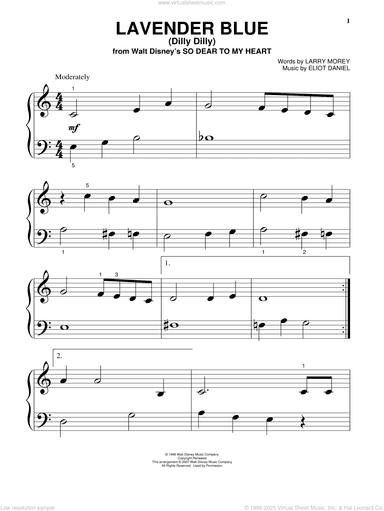 Lavender Blue (Dilly Dilly) (from So Dear To My Heart)