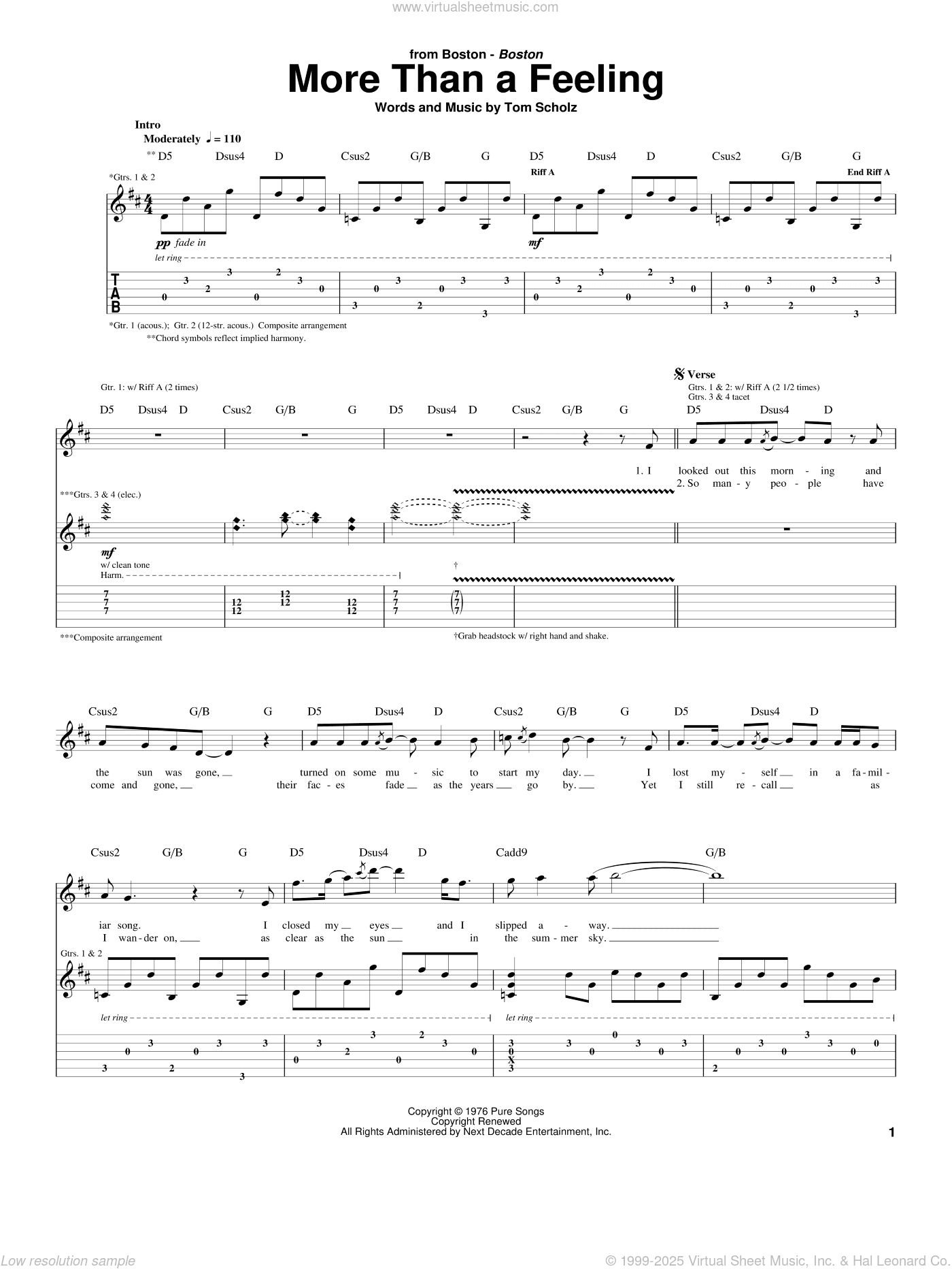 More Than A Feeling
