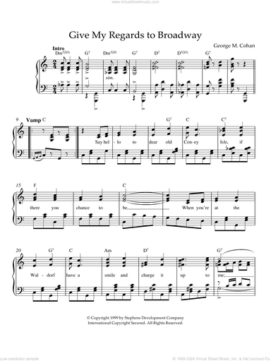 Give My Regards To Broadway