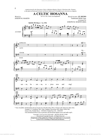 A Celtic Hosanna
