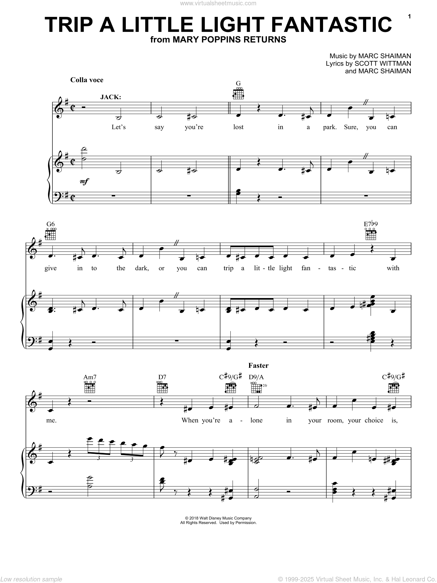 Trip A Little Light Fantastic (from Mary Poppins Returns)