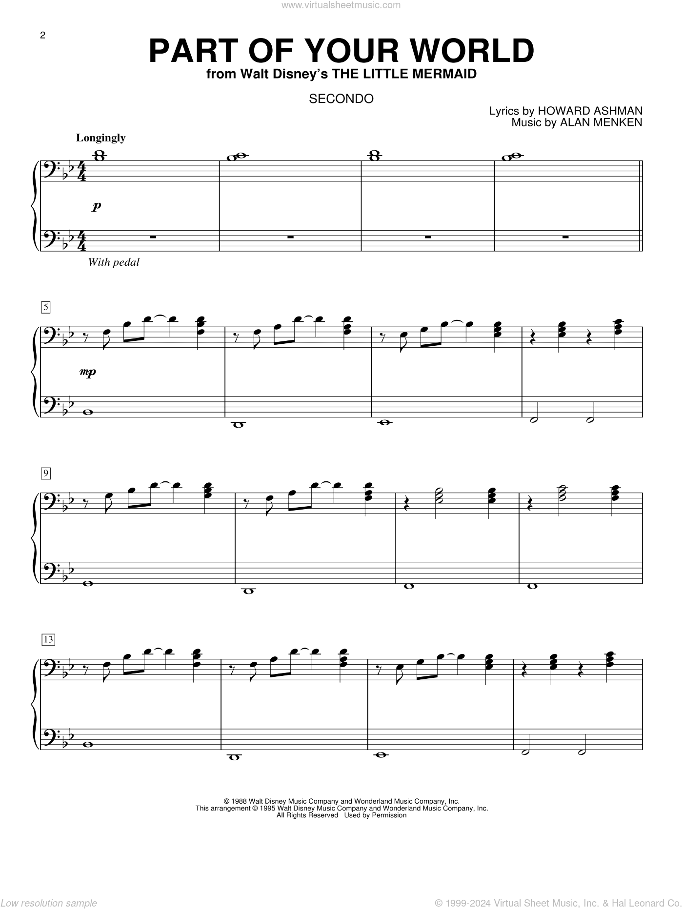 Part Of Your World (from The Little Mermaid)