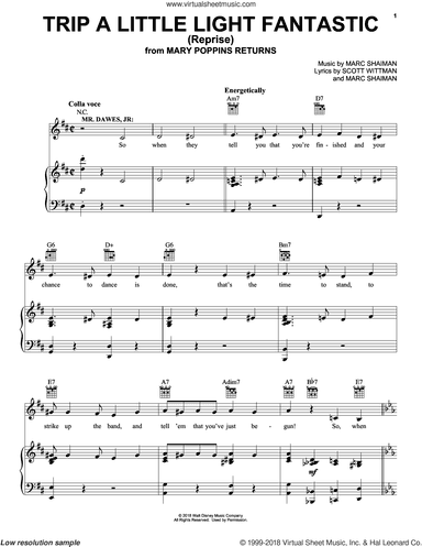 Trip A Little Light Fantastic (Reprise) (from Mary Poppins Returns)