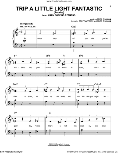 Trip A Little Light Fantastic (Reprise) (from Mary Poppins Returns)