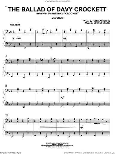The Ballad Of Davy Crockett (from Davy Crockett)