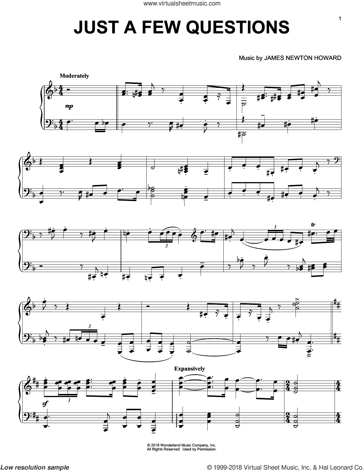 Just A Few Questions (from The Nutcracker and The Four Realms)