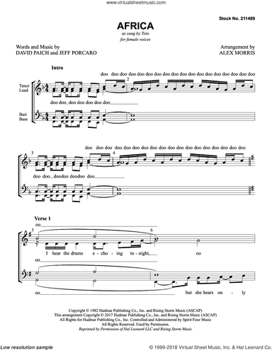 Africa (arr. Alex Morris)