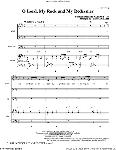 O Lord, My Rock and My Redeemer (arr. Thomas Grassi)
