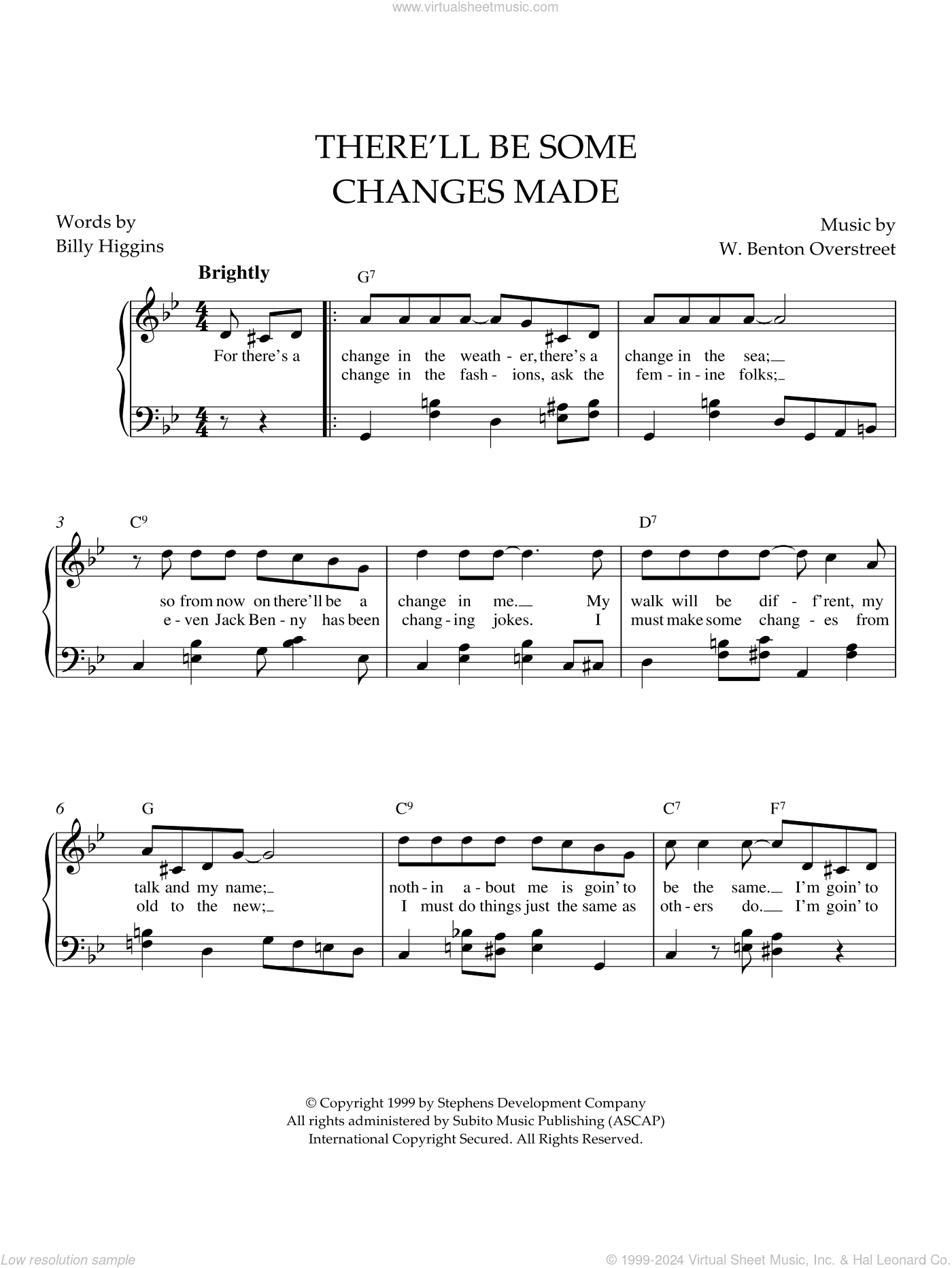 There'll Be Some Changes Made