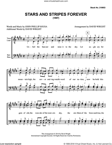 The Stars and Stripes Forever (arr. David Wright)