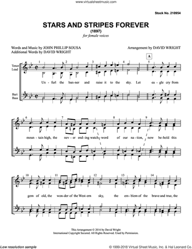 The Stars and Stripes Forever (arr. David Wright)